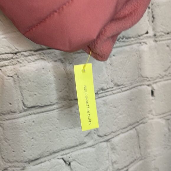 All in Motion Pink  Mid Length Puffer Jacket with Fur Hood, size XS, new - Picture 10 of 10